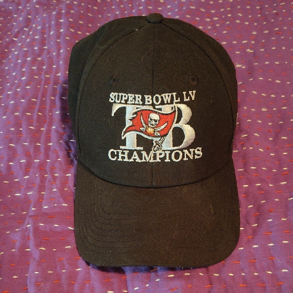 Tampa BayBuccaneers Black Super Bowl LV Championship Hat